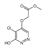 methyl 2-[(5-chloro-6-oxo-1H-pyridazin-4-yl)oxy]acetate