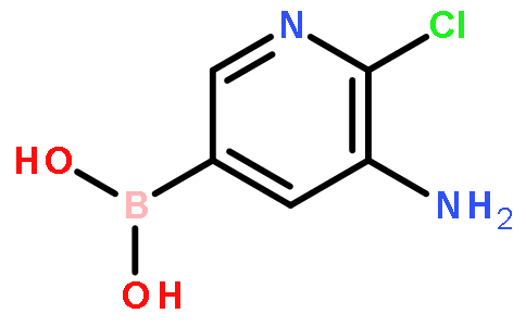 3-氨基-2-氯吡啶-5-硼酸