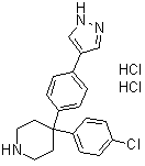 4-(4-氯苯基)-4-[4-(1H-吡唑-4-基)苯基]哌啶二盐酸盐
