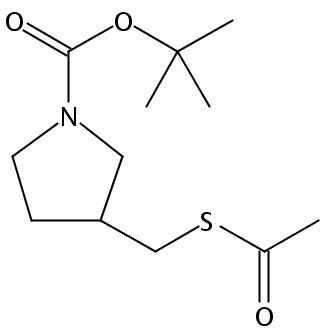 tert-Butyl 3-((acetylthio)methyl)pyrrolidine-1-carboxylate