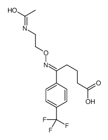 (5E)-5-(2-acetamidoethoxyimino)-5-[4-(trifluoromethyl)phenyl]pentanoic acid