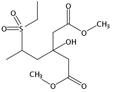 Dimethyl 3-Hydroxy-3-[2-(ethylsulfonyl)propyl]glutarate
