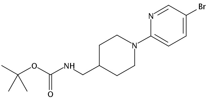 tert-Butyl ((1-(5-bromopyridin-2-yl)piperidin-4-yl)methyl)carbamate