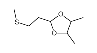 4,5-dimethyl-2-(2-methylsulfanylethyl)-1,3-dioxolane