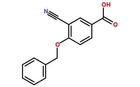 4-苄氧基-3-氰基苯甲酸