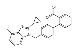 2-[4-[(2-cyclopropyl-7-methylimidazo[4,5-b]pyridin-3-yl)methyl]phenyl]benzoic acid