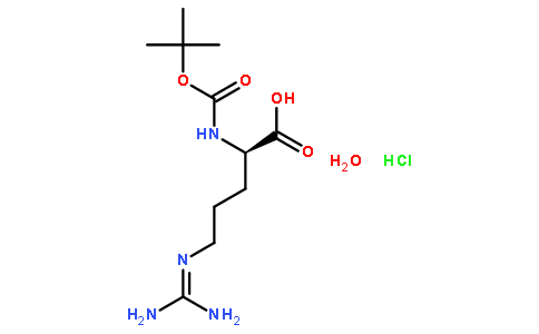 N-(叔丁氧羰基)-D-精氨酸盐酸盐单水合物