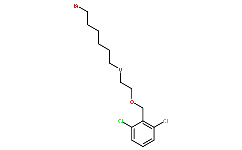 Benzene, 2-​[[2-​[(6-​bromohexyl)​oxy]​ethoxy]​methyl]​-​1,​3-​dichloro-