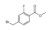 Benzoic acid, 4-(bromomethyl)-2-fluoro-, methyl ester