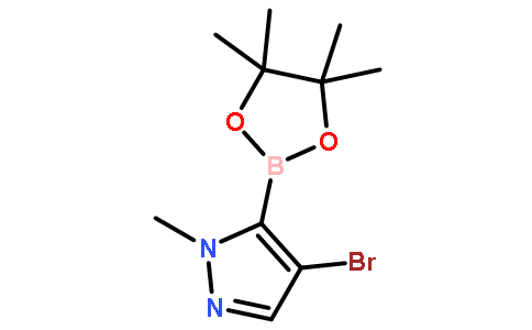 4-溴-1-甲基-5-(4,4,5,5-四甲基-1,3,2-二噁硼烷-2-基)-1H-吡唑