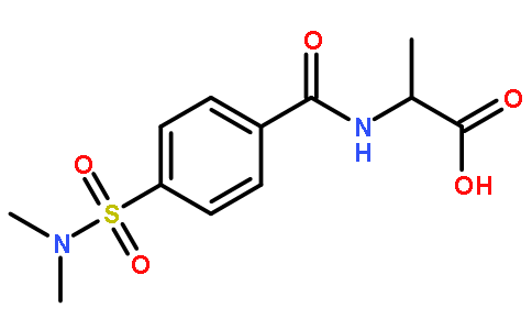 2-([4-[(DIMETHYLAMINO)SULFONYL]BENZOYL]AMINO)PROPANOIC ACID