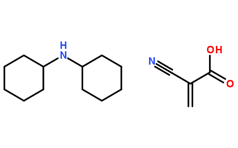 2-氰基丙烯酸环己胺盐(1:1)