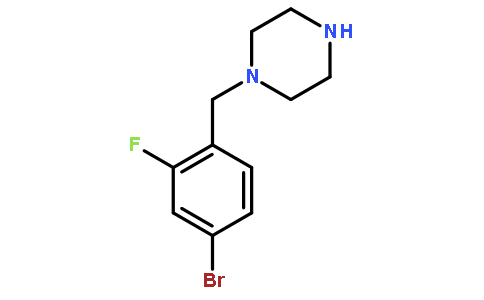 1-(4-溴-2-氟苄基)哌嗪