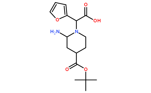 2-(4-N-(叔丁氧羰基)氨基哌啶-1-基)-2-(呋喃-2-基)乙酸