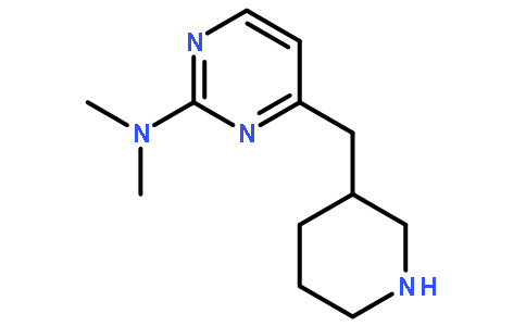 N,N-二甲基-4-(哌啶-3-甲基)嘧啶-2-胺