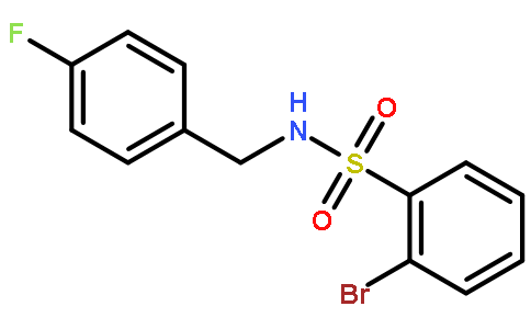 N-(4-氟苄基)-2-溴苯磺酰胺