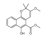 methyl 6-hydroxy-3-methoxy-2,2-dimethyl-2H-benzo[h]chromene-5-carboxylate