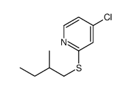 4-chloro-2-(2-methylbutylsulfanyl)pyridine