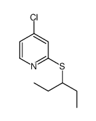 4-chloro-2-pentan-3-ylsulfanylpyridine