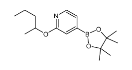2-pentan-2-yloxy-4-(4,4,5,5-tetramethyl-1,3,2-dioxaborolan-2-yl)pyridine