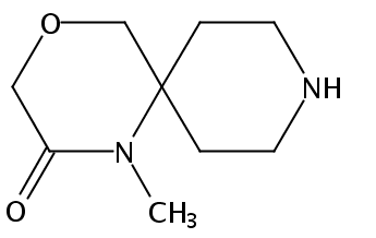 1-methyl-4-Oxa-1,9-diazaspiro[5.5]undecan-2-one
