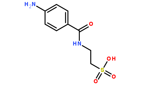 2-[(4-氨基苯甲酰)氨基]乙磺酸