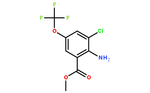 2-氨基-3-氯-5-三氟甲氧基苯甲酸甲酯