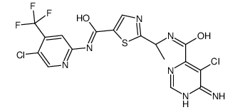 6-氨基-5-氯-N-[(1R)-1-[5-[[[5-氯-4-(三氟甲基)-2-吡啶基]氨基]羰基]-2-噻唑基]乙基]-4-嘧啶甲酰胺
