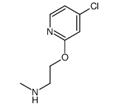 2-(4-chloropyridin-2-yl)oxy-N-methylethanamine