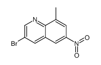 3-溴-8-甲基-6-硝基喹啉