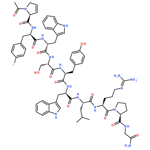 ACETYL-(3,4-DEHYDRO-PRO1,4-FLUORO-D-PHE2,D-TRP3?6)-LHRH