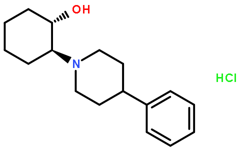 D-(+)-2-(4-苯基哌啶基)环己醇 盐酸盐