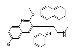 (1R,2S)-1-(6-bromo-2-methoxyquinolin-3-yl)-4-(methylamino)-2-naphthalen-1-yl-1-phenylbutan-2-ol