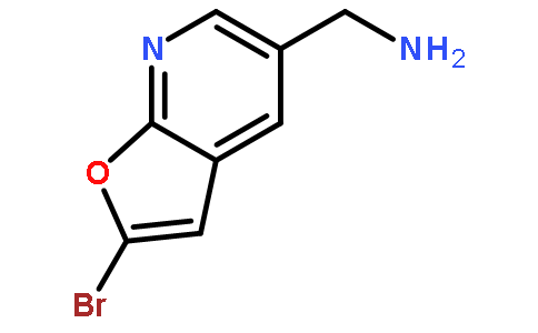 (2-溴呋喃并[2,3-b]吡啶-5-基)甲胺