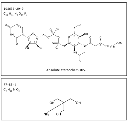 UDP-3-O[R-3-Hydroxymyristoyl]-N-Acetylglucosamine Tris Salt112710-84-6