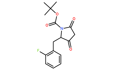 (S)-2-(2-氟-苄基)-3,5-二氧代-吡咯烷-1-羧酸叔丁酯