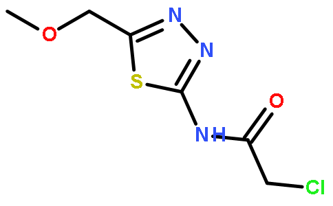 2-氯-N-[5-(甲氧基甲基)-1,3,4-噻二唑-2-基]乙酰胺
