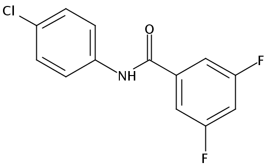 Benzamide, N-(4-chlorophenyl)-3,5-difluoro-