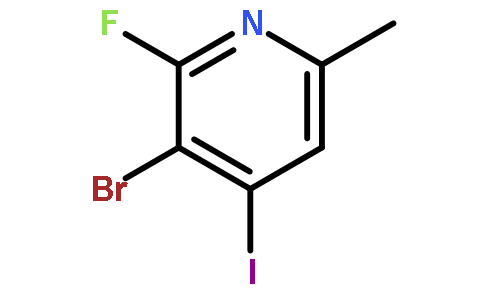 3-溴-2-氟-4-碘-6-甲基吡啶