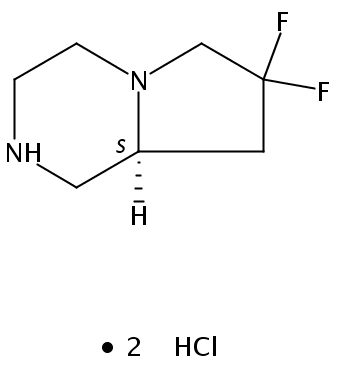 (S)-7,7-Difluorooctahydropyrrolo[1,2-a]pyrazine dihydrochloride