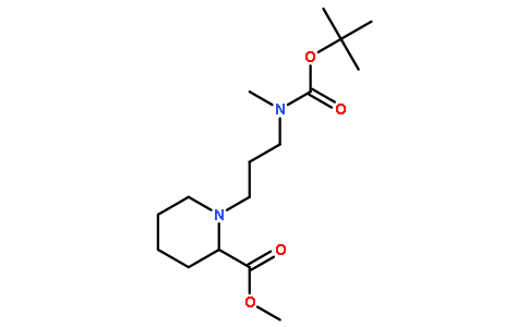 1-3-(叔丁氧基羰基-甲基-氨基)-丙基-哌啶- 2-羧酸甲酯