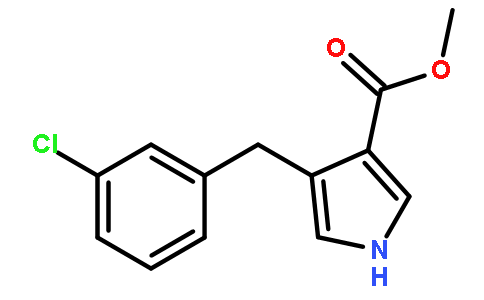 4-(3-氯-苄基)-1H-吡咯-3-羧酸甲酯