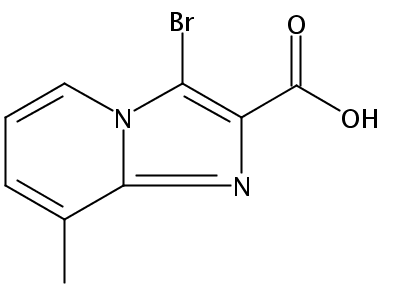 3-溴-8-甲基-咪唑并[1,2-a]吡啶-2-羧酸