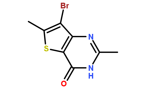 7-溴-2,6-二甲基-3H-噻吩并[3,2-d]嘧啶-4-酮