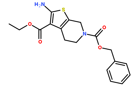 2-氨基-4,7-二氢-5H-噻吩并[2,3-c]吡啶-3,6-二羧酸 6-苄酯3-乙酯