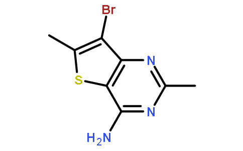 7-溴-2,6-二甲基-噻吩并[3,2-d]嘧啶-4-胺