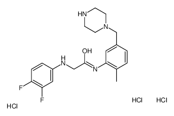 N2-(3,4-Difluorophenyl)-N-[2-methyl-5-(1-piperazinylmethyl)phenyl]glycinamide trihydrochloride