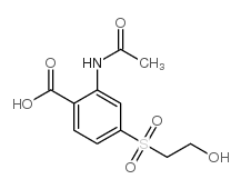 2-acetamido-4-(2-hydroxyethylsulfonyl)benzoic acid