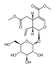 Methyl (2S,3R,4S)-2-(β-D-glucopyranosyloxy)-4-(2-methoxy-2-oxoeth yl)-3-vinyl-3,4-dihydro-2H-pyran-5-carboxylate