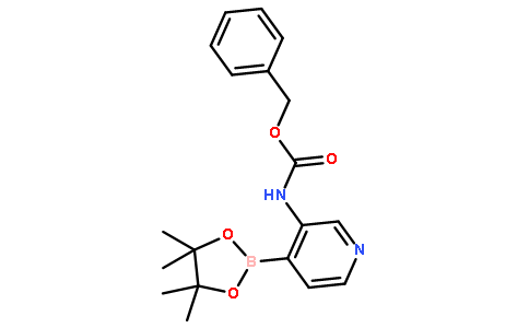 4-(4,4,5,5-四甲基-1,3,2-二噁硼烷-2-基)吡啶-3-氨基甲酸苄酯